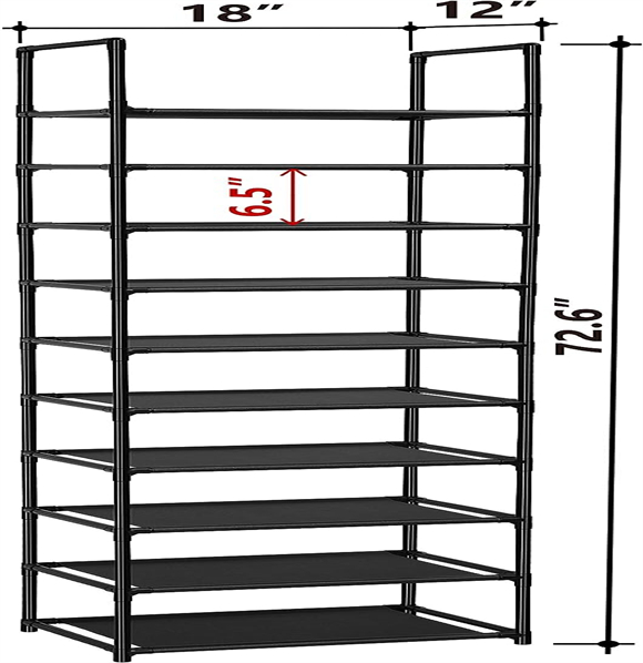 shoe rack without cover